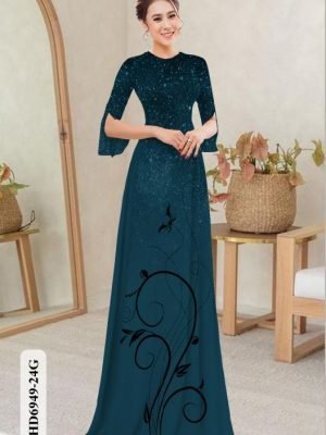 vai ao dai hoa in 3d ton dang ngoc dam tham 330213