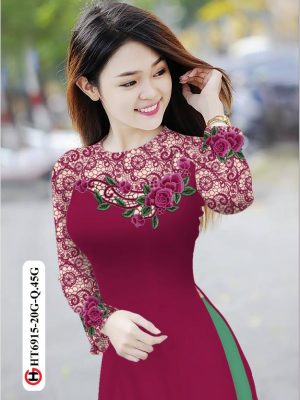 vai ao dai hoa in 3d truyen thong long lanh 399251