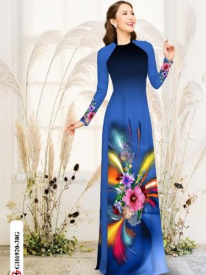 vai ao dai hoa in 3d vai ao dai my my dep 159956