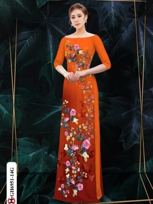 vai ao dai hoa in 3d vai ao dai my my ua chuong 1940186