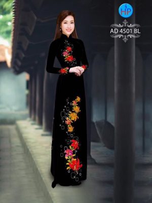 Vải áo dài Hoa lily AD b1655 14