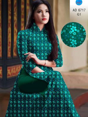 vai ao dai hoa nhi co truyen gia tot 896198