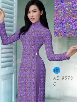 vai ao dai hoa nhi duyen dang rat dep 128589