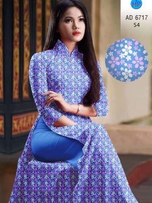 vai ao dai hoa nhi truyen thong duoc chon nhieu 169628