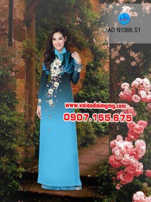 Vải áo dài Hoa vai AD N1066 13