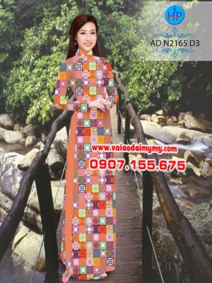Vải áo dài Hoa văn Cô Ba Sài Gòn AD N1661 13