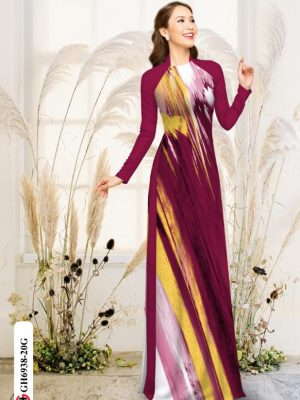 vai ao dai hoa van co truyen nam nay 1432107