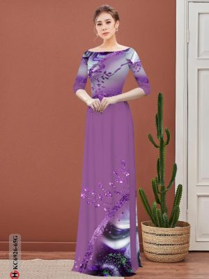 vai ao dai hoa van duyen dang duoc chon nhieu 04070