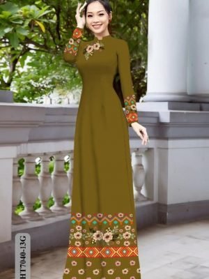 vai ao dai hoa van duyen dang duoc chon nhieu 367283