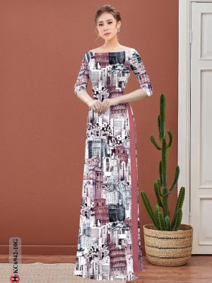 vai ao dai hoa van gia re vua ra 1703287