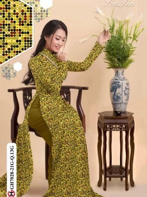 vai ao dai hoa van nhi dang ngoc cuc dep 2074113