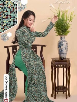 vai ao dai hoa van nhi duyen dang nam nay 1874176