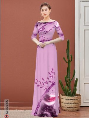 vai ao dai hoa van rat re vua ra 340281