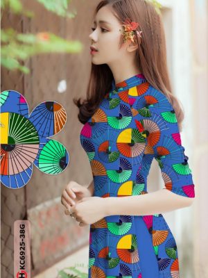 vai ao dai hoa van shop mymy cuc dep 19487