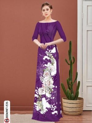 vai ao dai lua thai tuan hoa 3d ton dang ngoc thanh lich 15737