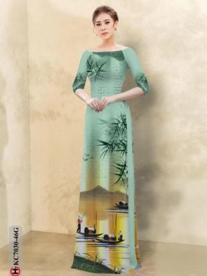 vai ao dai phong canh gia re duoc tim nhieu 1664216