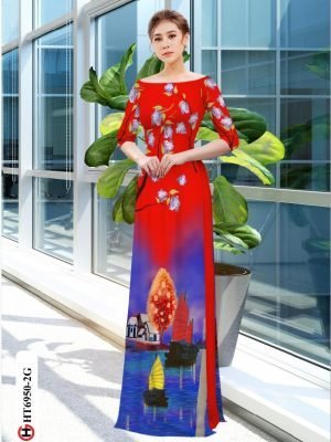 vai ao dai phong canh ha long co truyen nam nay 1652237