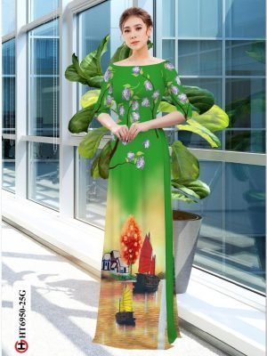 vai ao dai phong canh ha long dang ngoc dang hot 352196