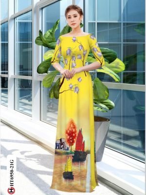 vai ao dai phong canh ha long shop mymy gia tot 452279