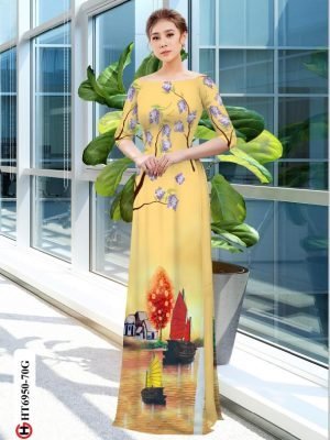 vai ao dai phong canh ha long ton dang ngoc cuc hot 652140