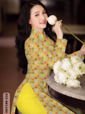 vai ao dai cham bi doc dao gia tot 60722