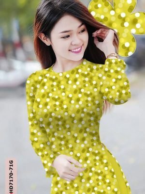 vai ao dai cham bi rat re phong cach 069197