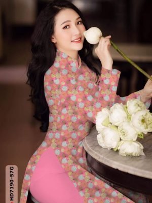 vai ao dai cham bi ton dang ngoc long lanh 1407214