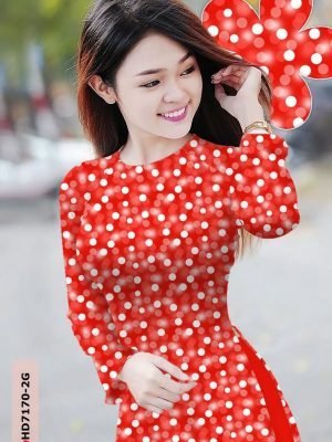 vai ao dai cham bi truyen thong mau moi 66954