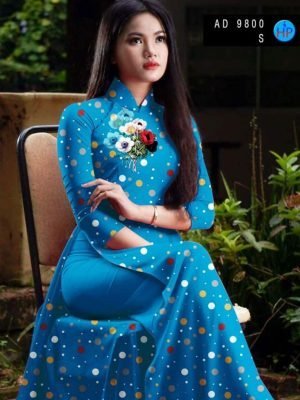 vai ao dai cham bi truyen thong phong cach 120207