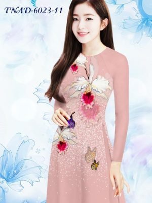 vai ao dai dep hoa 3d rat re vua ra 173246