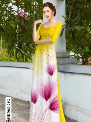 vai ao dai dep hoa in 3d co truyen dam tham 1457140