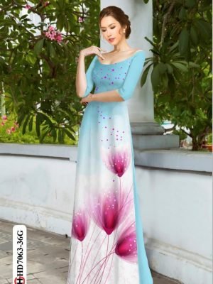 vai ao dai dep hoa in 3d truyen thong dam tham 175796