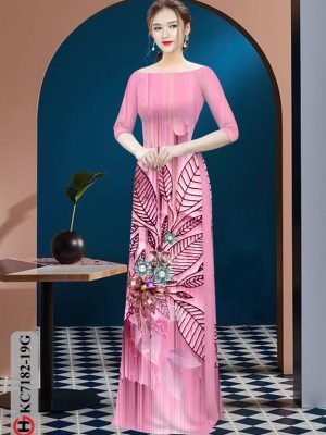 vai ao dai hinh la re long lanh 1162154