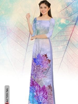 vai ao dai hinh la re thanh lich 1698236