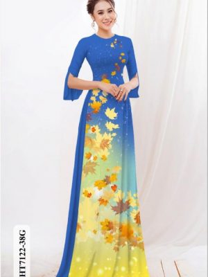 vai ao dai hinh la re thanh lich 333291