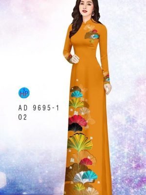 vai ao dai hinh quat truyen thong rat dep 1103294