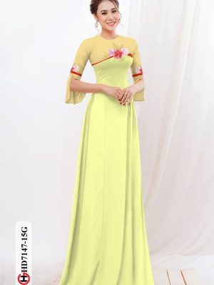 vai ao dai hoa 3d dang ngoc mau moi 117123