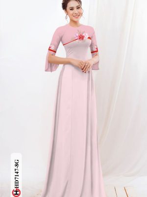 vai ao dai hoa 3d duyen dang cuc dep 171187