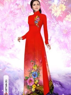 vai ao dai hoa cuc duyen dang dang hot 868116