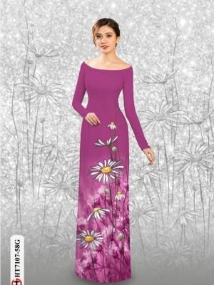 vai ao dai hoa cuc gia re rat dep 90582