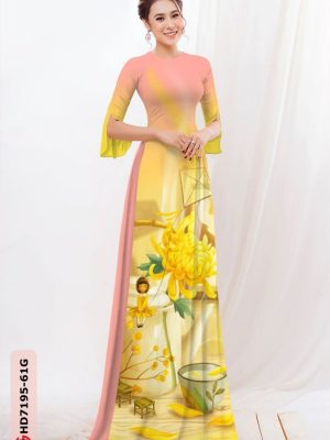 vai ao dai hoa cuc rat duyen doc dao 141175