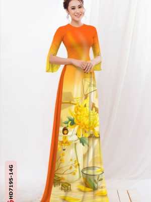 vai ao dai hoa cuc re mau moi 174113