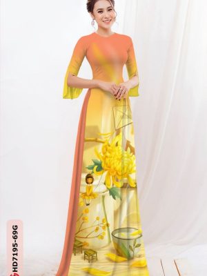 vai ao dai hoa cuc re mau moi 641182