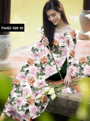 Vải áo dài hoa đều AD TNAD 168 7