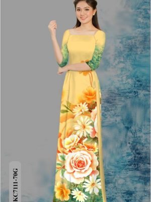 vai ao dai hoa hong co truyen gia tot 1479162