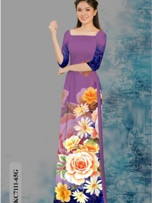 vai ao dai hoa hong truyen thong doc dao 37985