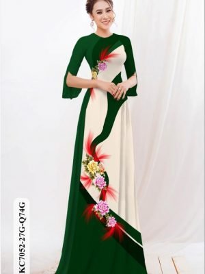 vai ao dai hoa hong co truyen thanh lich 203232