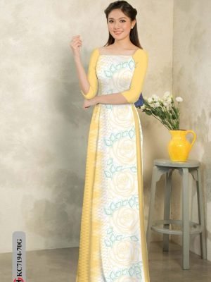 vai ao dai hoa hong dang ngoc cuc hot 933173