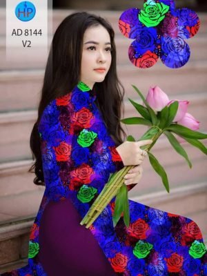 vai ao dai hoa hong deu gia re doc dao 1349246