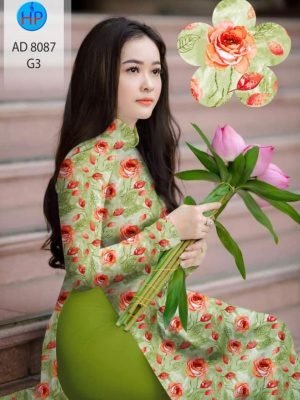 vai ao dai hoa hong deu gia re mau moi 574273